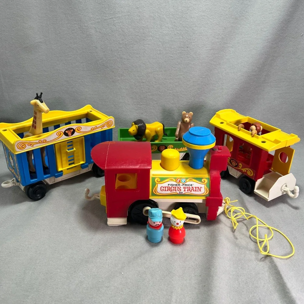 Fisher-Price flatbed damage color