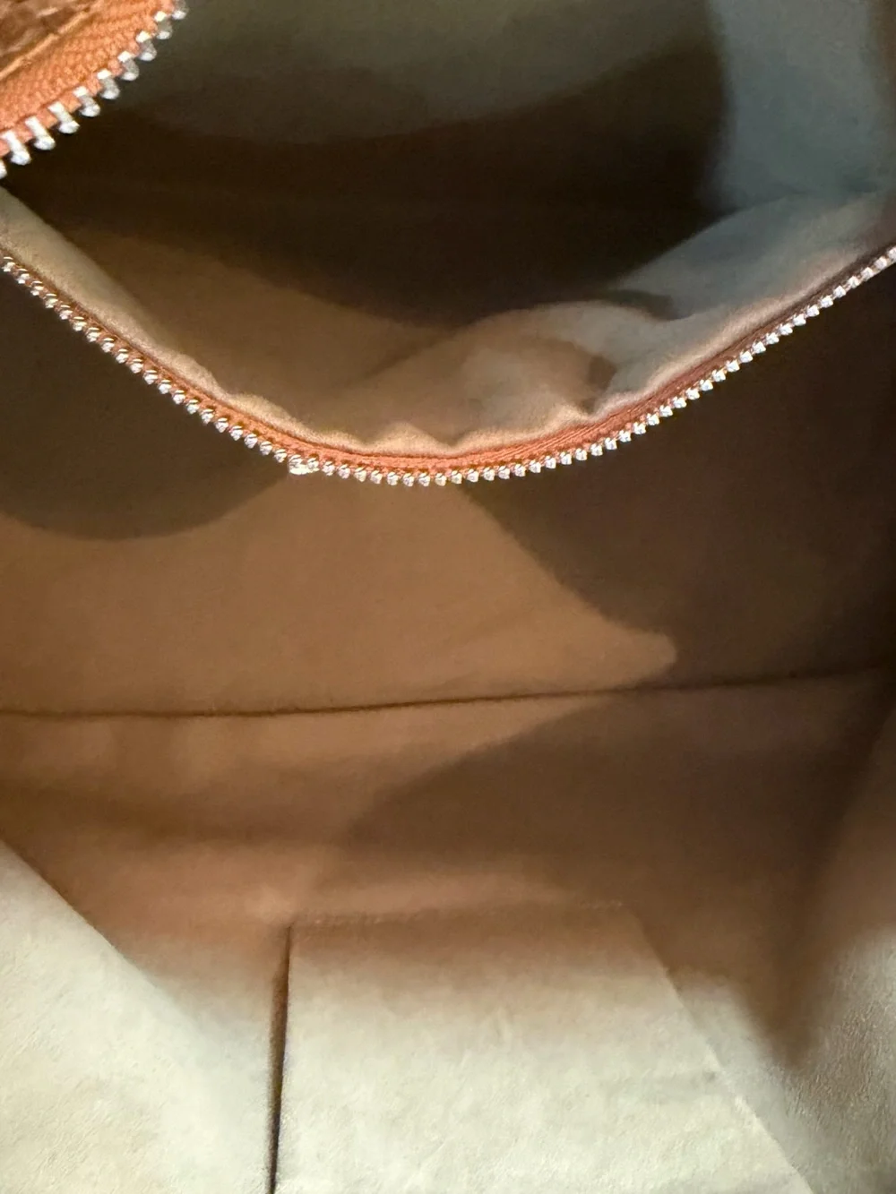 Woven authentic python skin Satchel Handbag - Brown