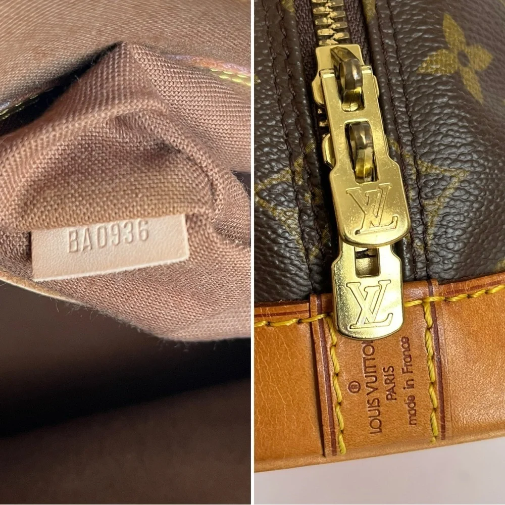 Louis Vuitton Alma Handbag Monogram Canvas France