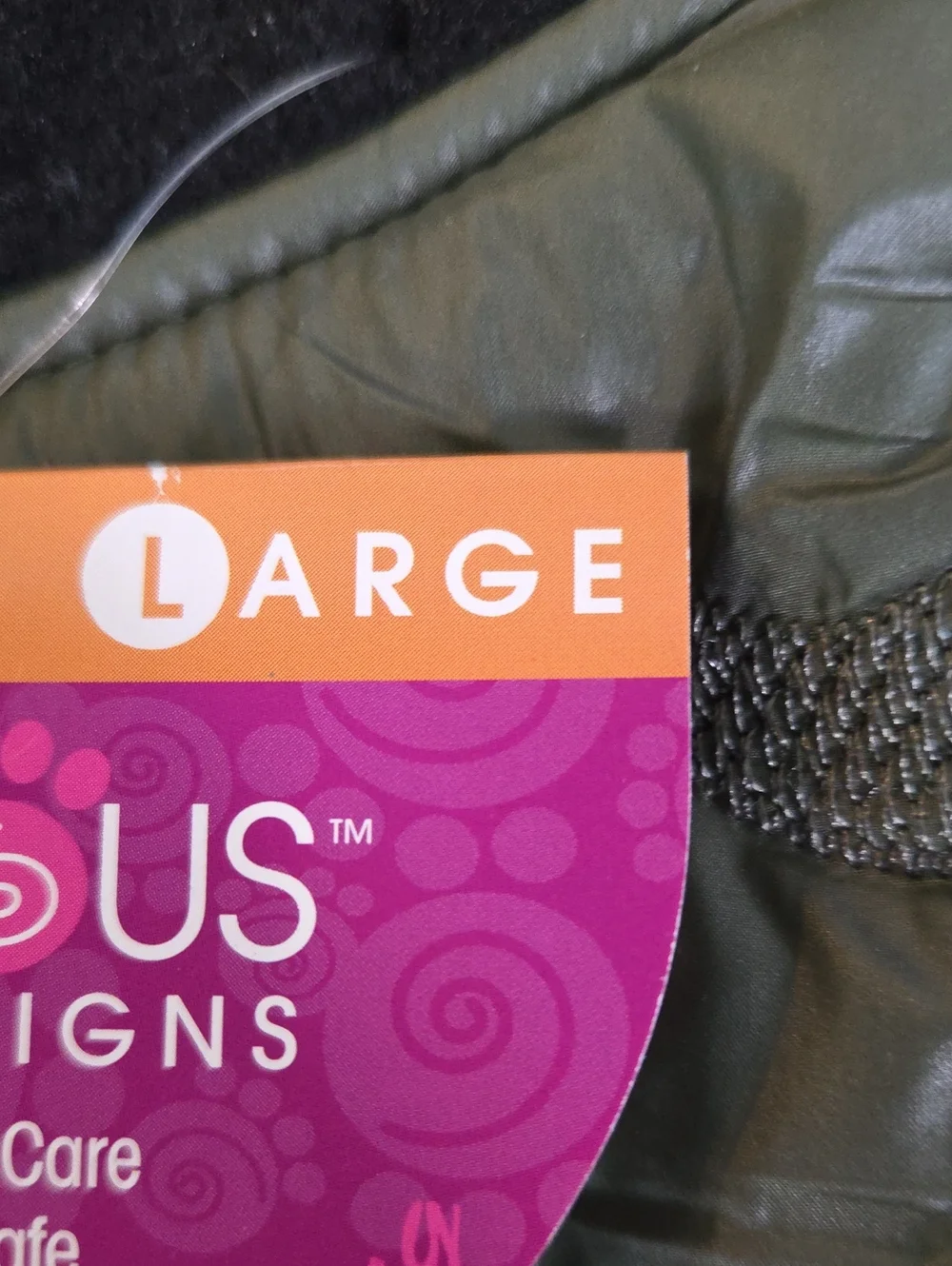 Petrageous Olive Green Quilted Dog Puffer Coat with Pocket Detail