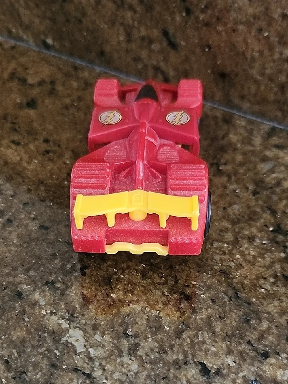 Hot Wheels McDonald's Pull & Go Flash Car Red Plastic - 2016 Collectible