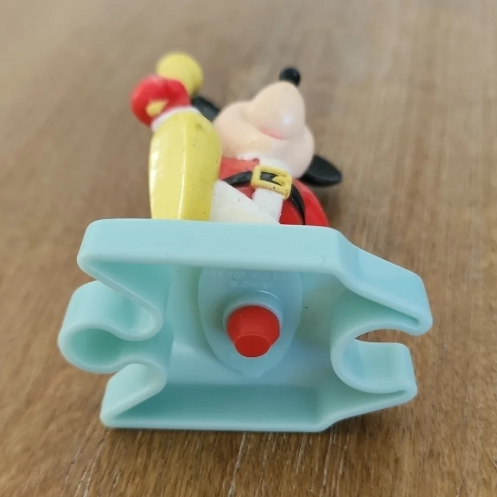 1996 Disney Mickey Mouse Christmas Santa Bell Figurine
