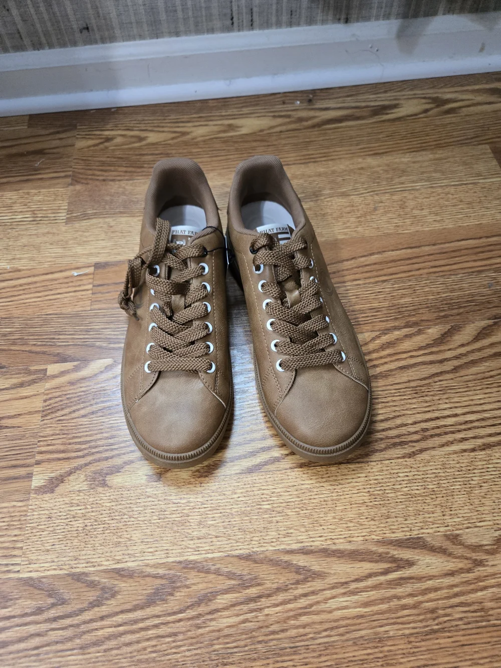 Phat Farm Brown Low-Top Sneakers Sz 9
