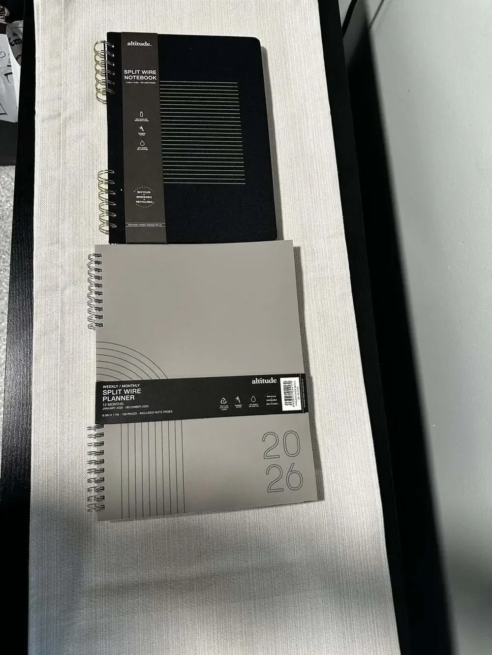 Altitude Split Wire Weekly/Monthly 2026 Planner and notebook