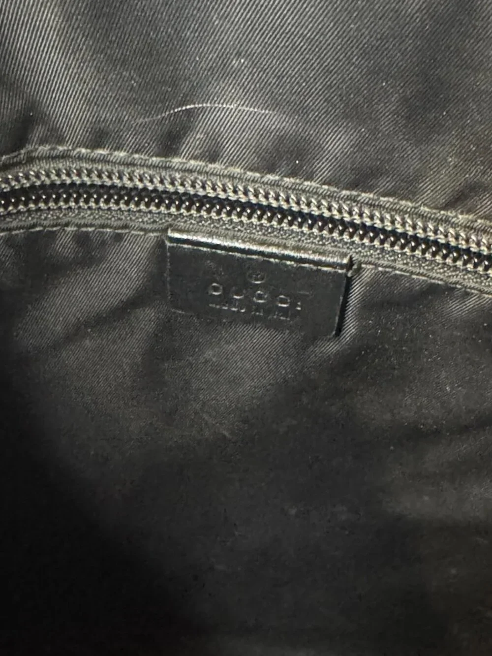 Gucci GG Supreme Web Crossbody Messenger Bag Beige Ebony