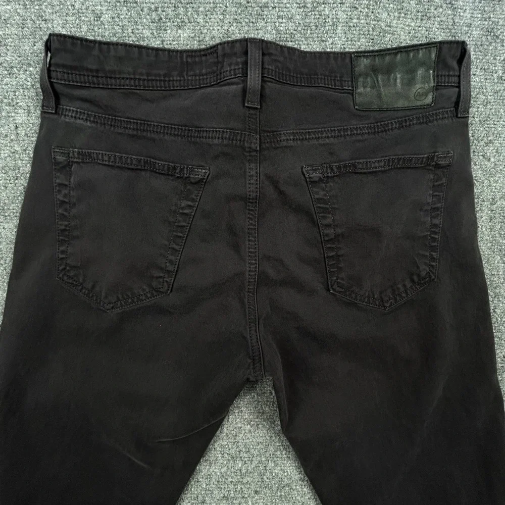 AG Adriano Goldschmied The Tellis Jeans Mens 32.34 Black Modern Slim Denim Pants