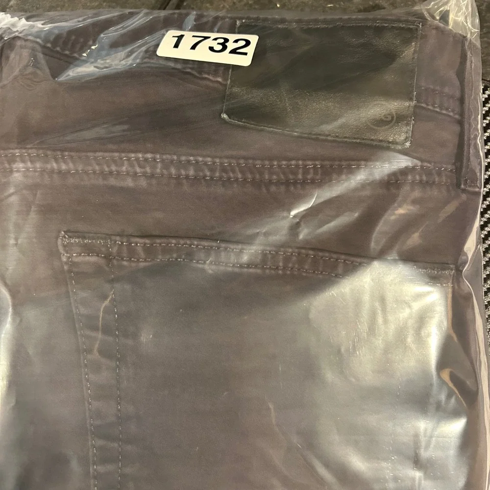 AG Adriano Goldschmied The Tellis Jeans Mens 32.34 Black Modern Slim Denim Pants