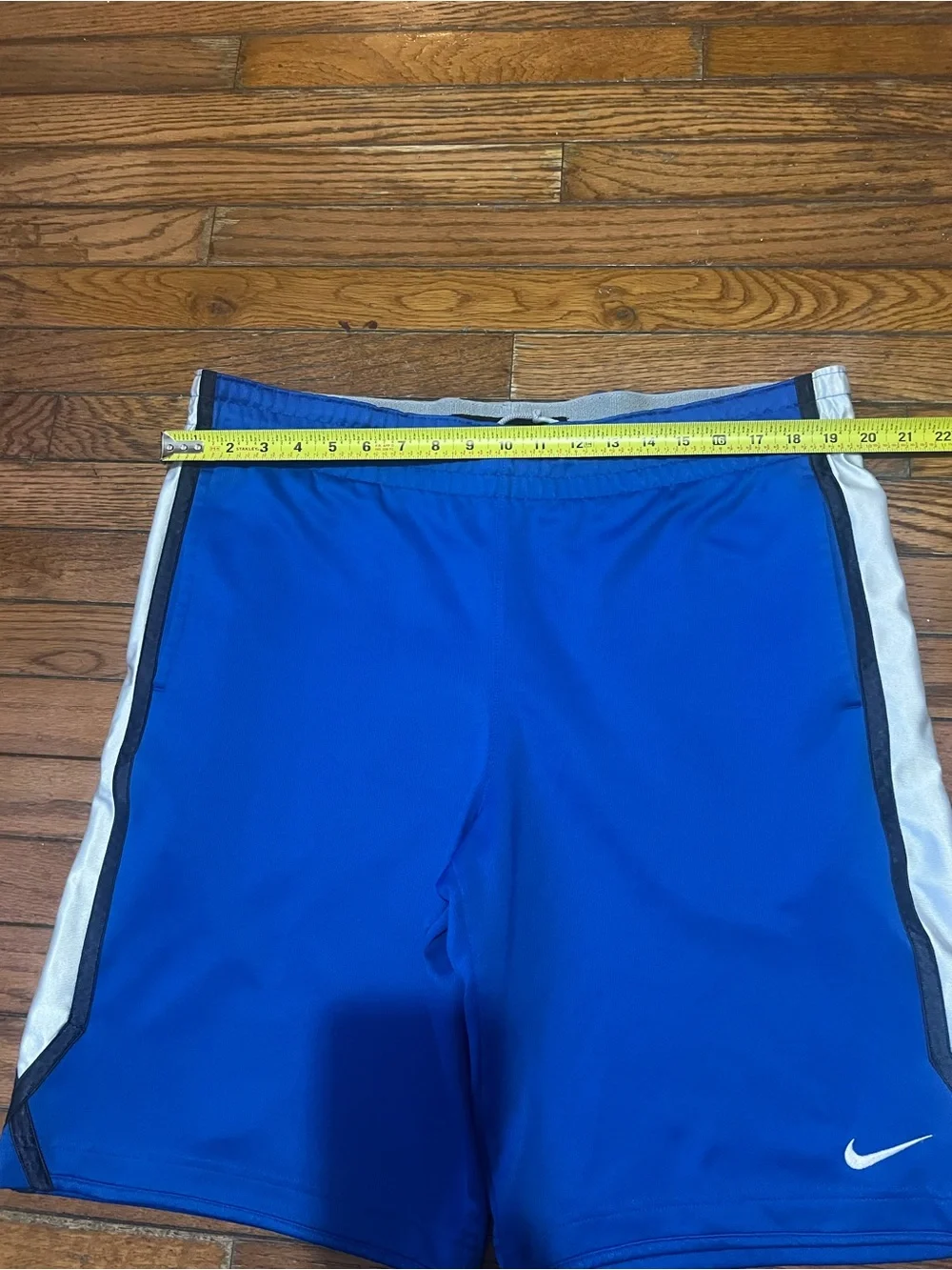 Nike Royal Blue Performance Shorts with White Accents size S men basketball