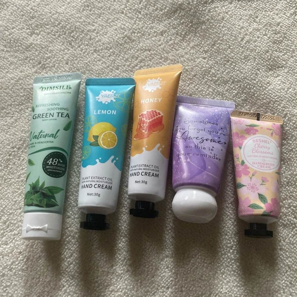 Assorted Women’s Hand Creams - Green Tea, Lemon, Honey, Lavender & Floral