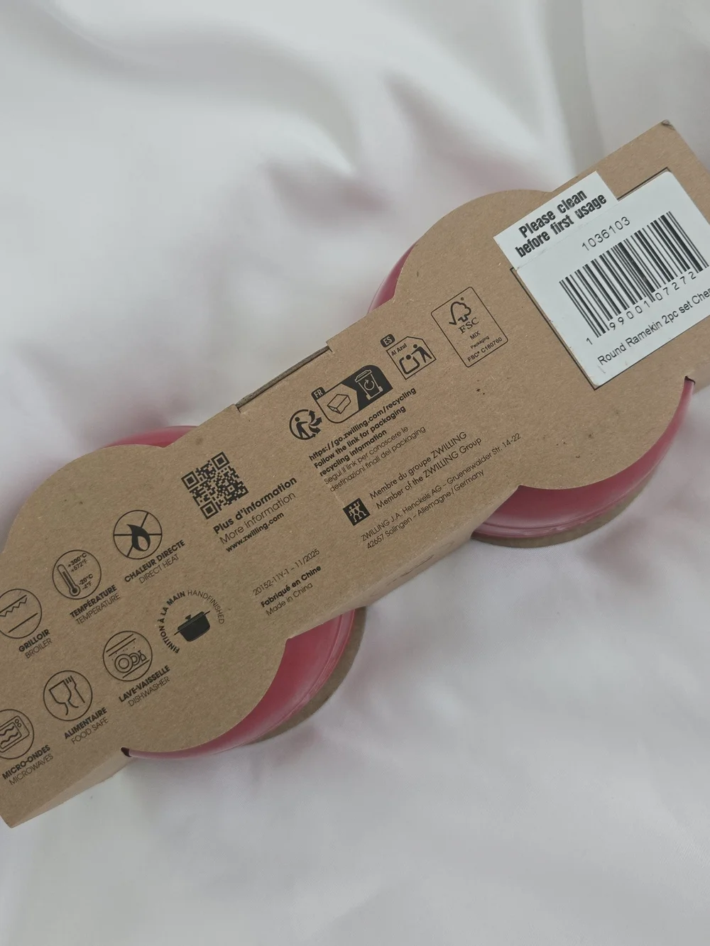 Staub red stoneware