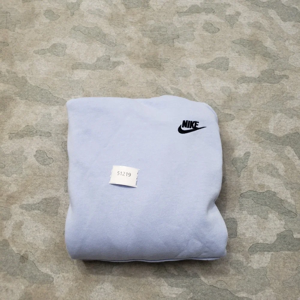 Nike Sweatshirt Womens Medium Blue Pullover Hoodie Gym Fitness