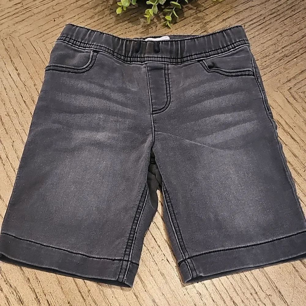 Kids Black Denim Shorts Size 7 Epic Threads