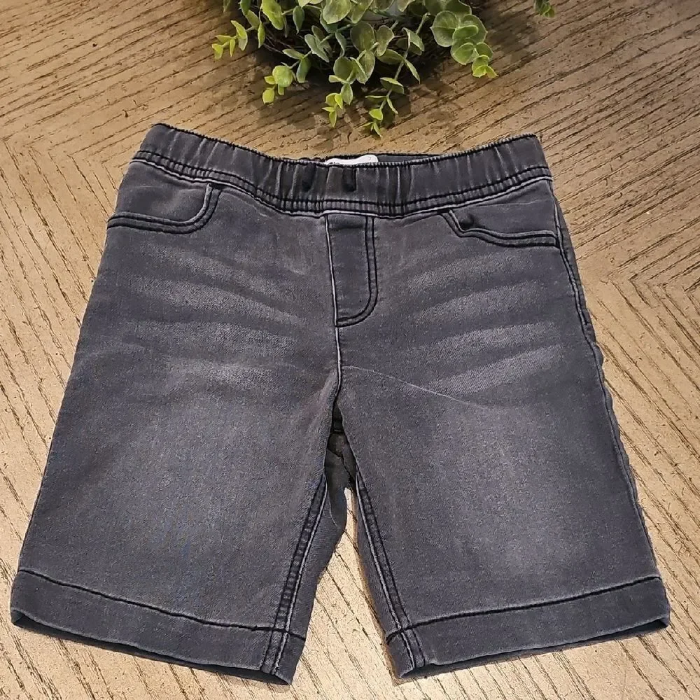 Kids Black Denim Shorts Size 7 Epic Threads