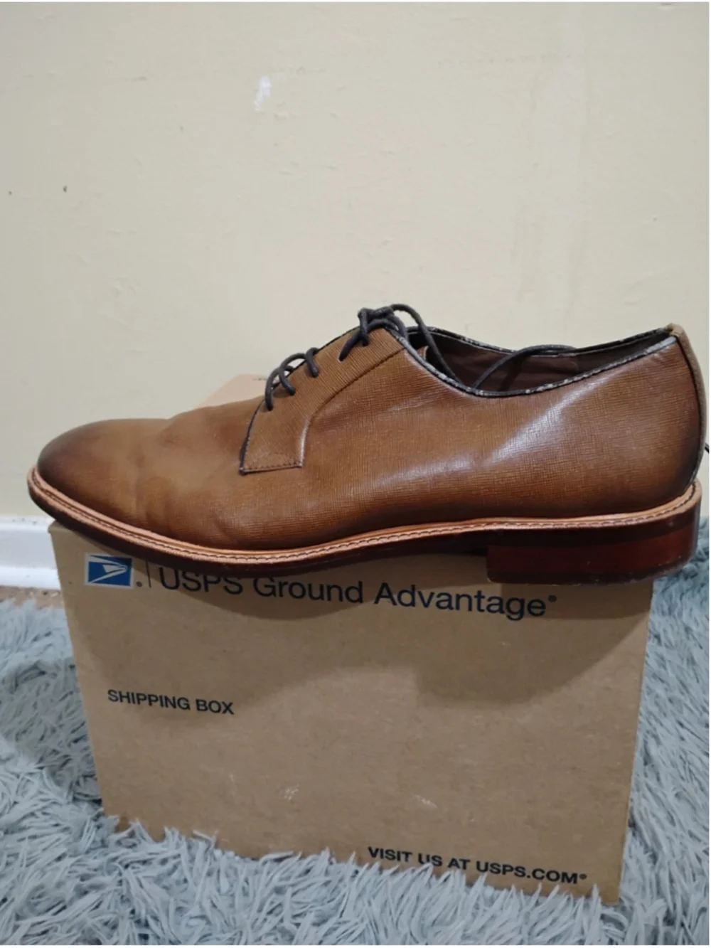 Gordon Rush Hester Men Size 13 Brown Leather Lace Up Low Top Oxford Formal