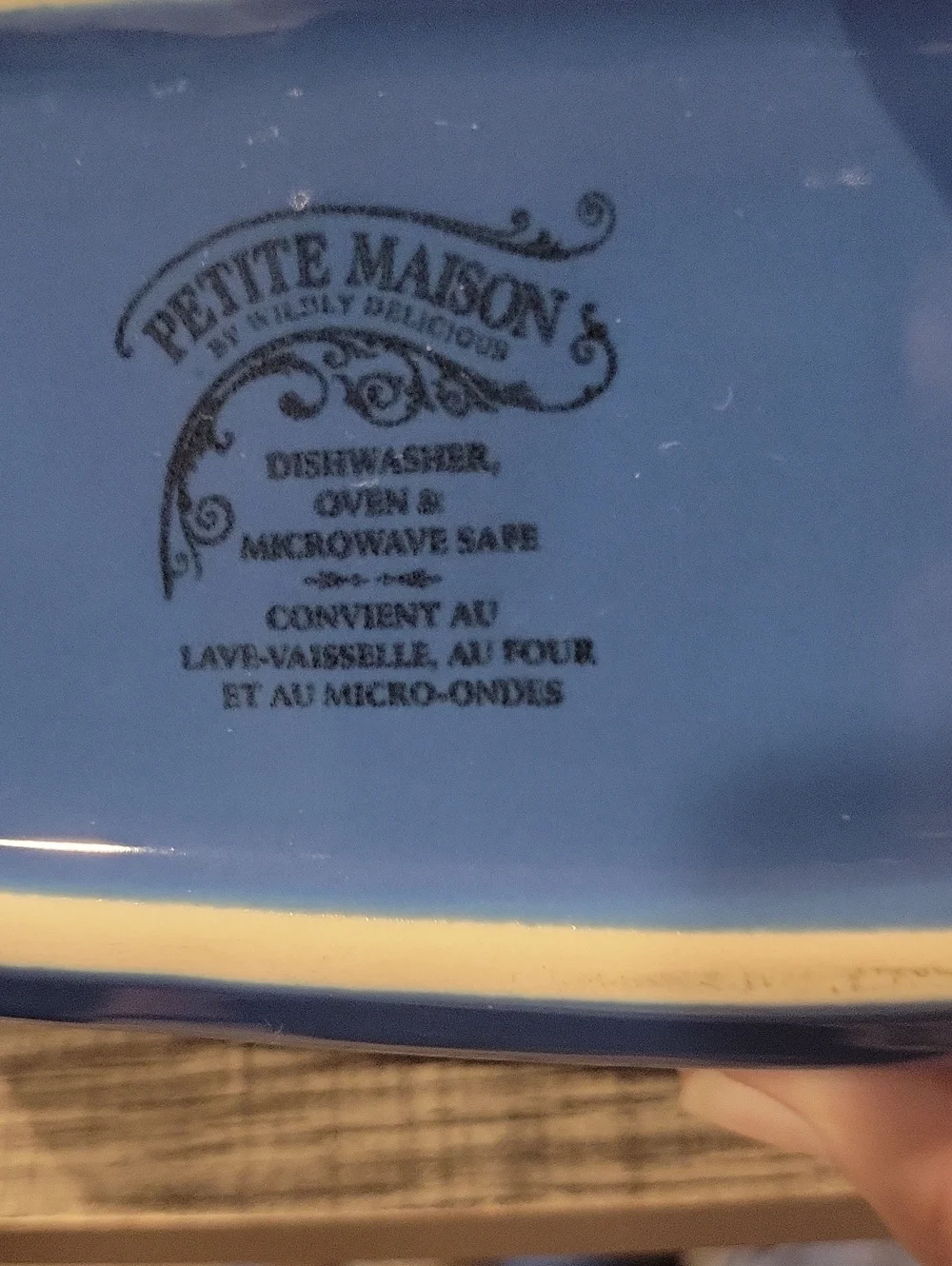 Petite Maison French Butter Dish,NWOT/Beautiful