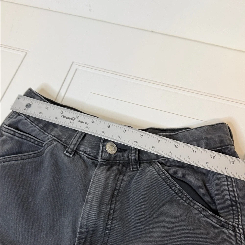RSQ Utility Jeans Gray Carpenter Style Size 28x32 Streetwear Double Knee Unisex