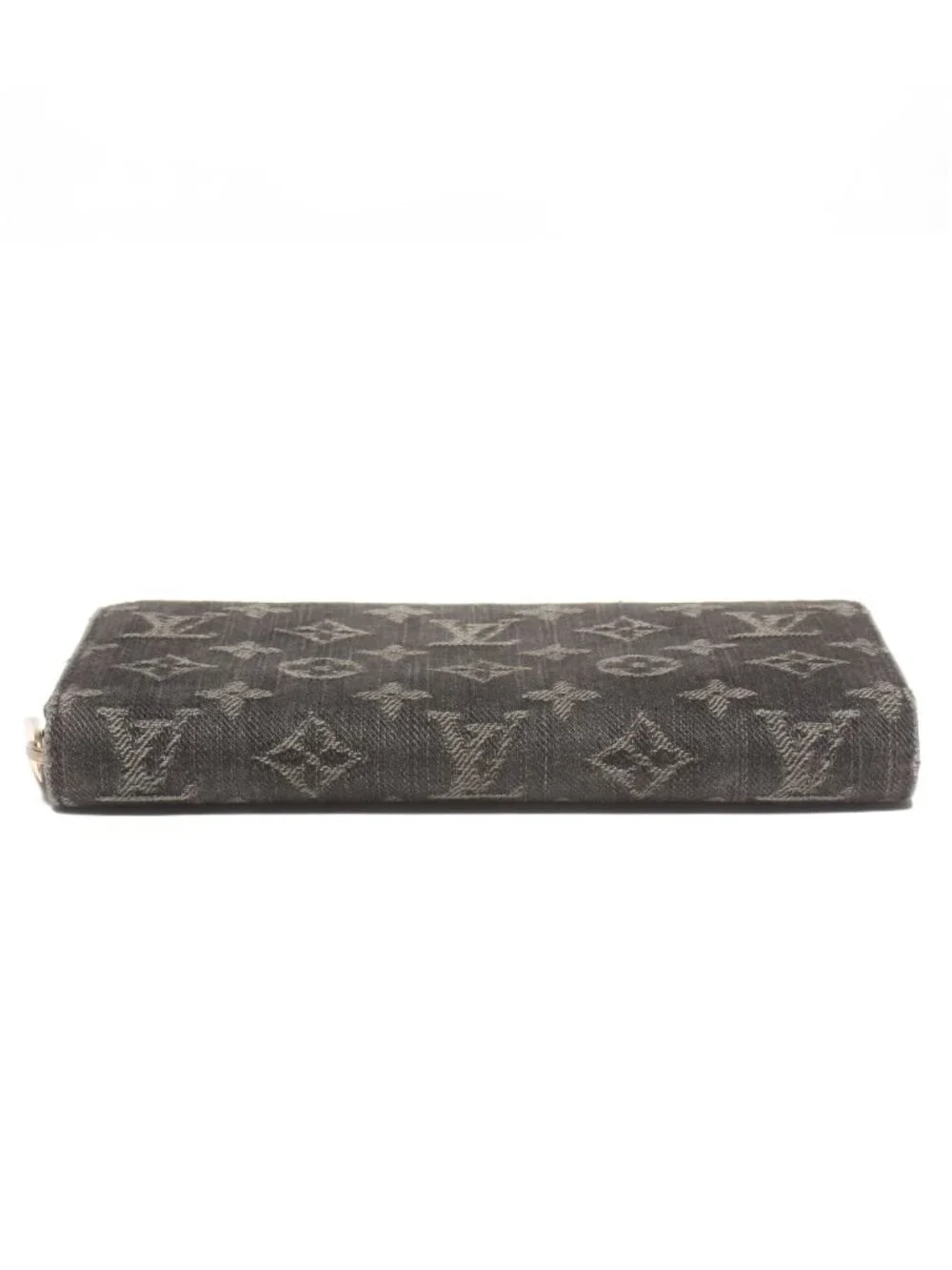 Louis Vuitton Zip Around Wallet Zippy Monogram Denim