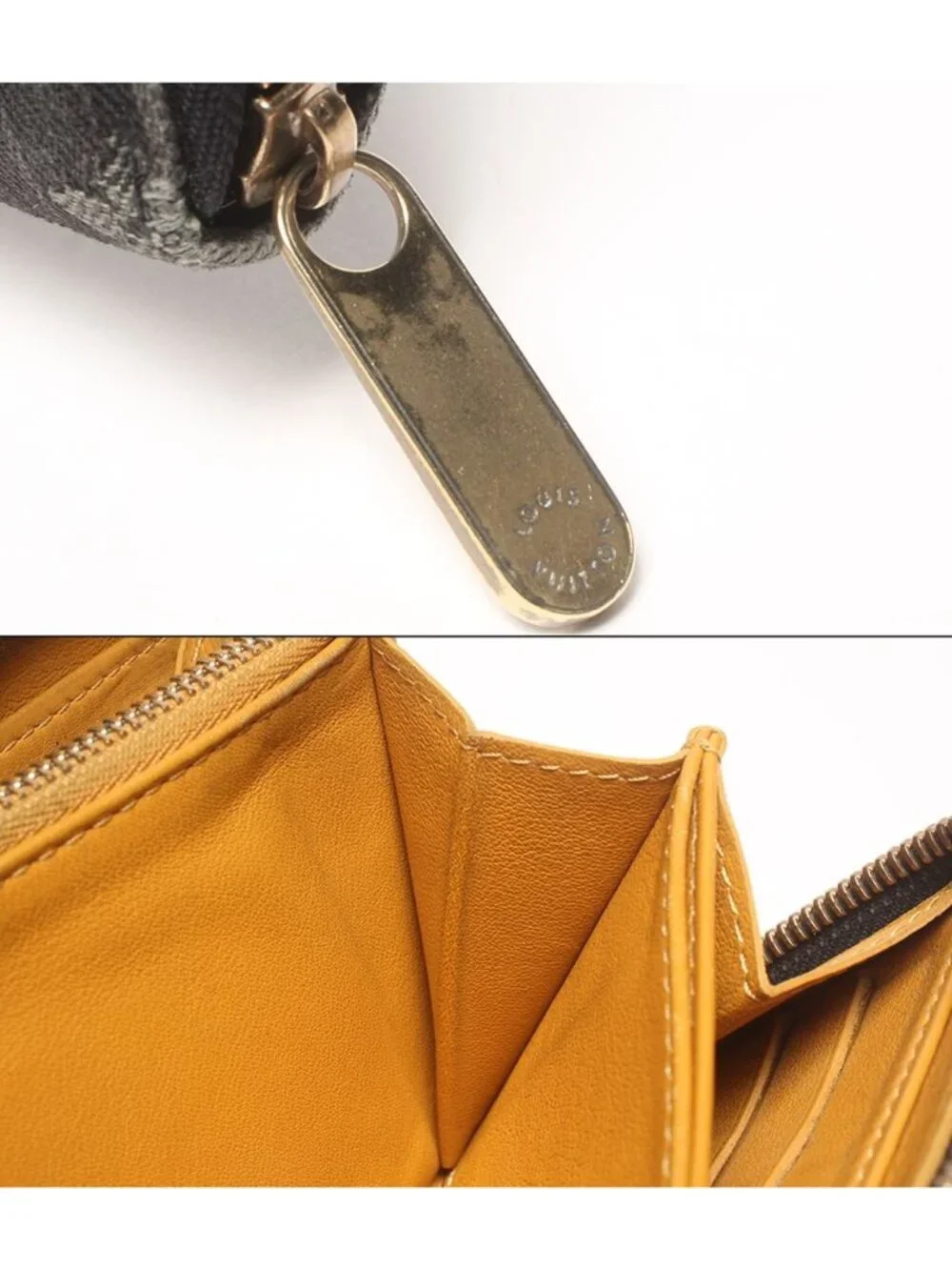 Louis Vuitton Zip Around Wallet Zippy Monogram Denim
