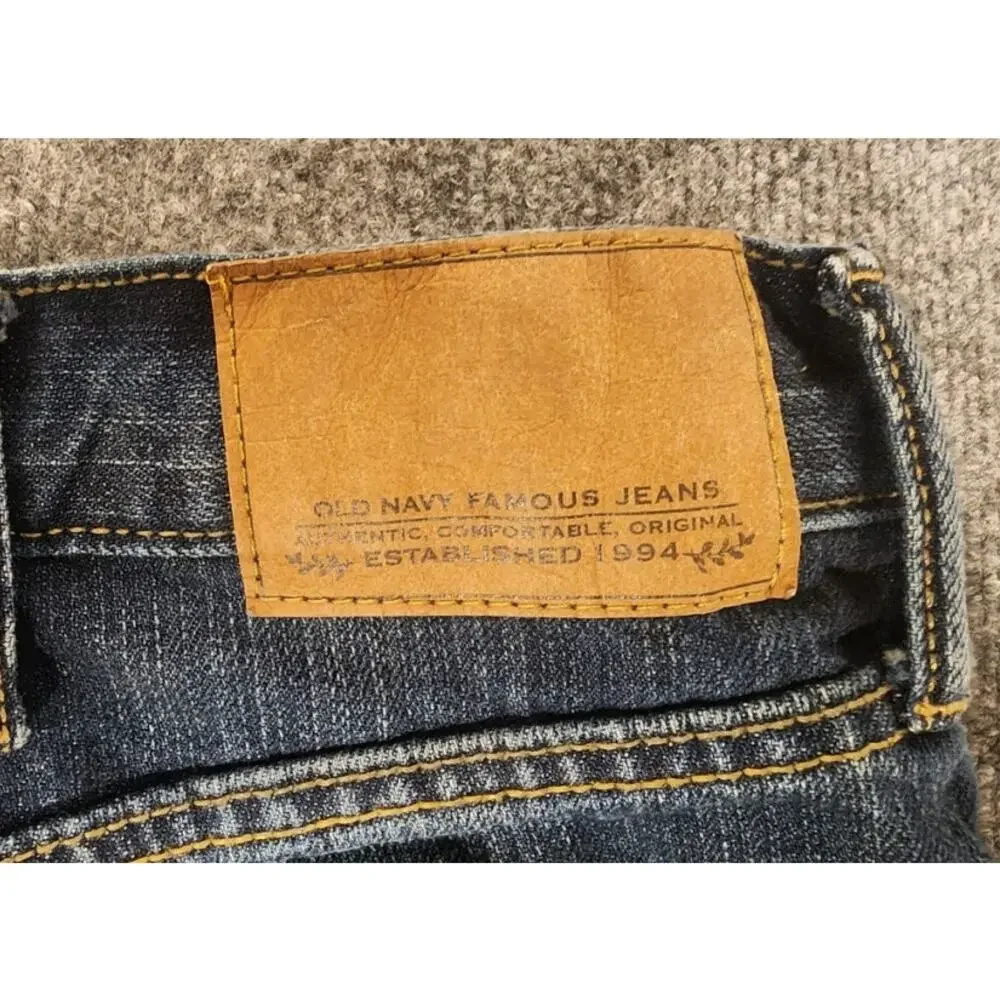 Old Navy fraying jeans