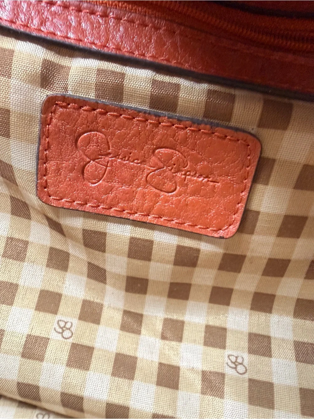 Jessica Simpson Orange Shoulder Bag