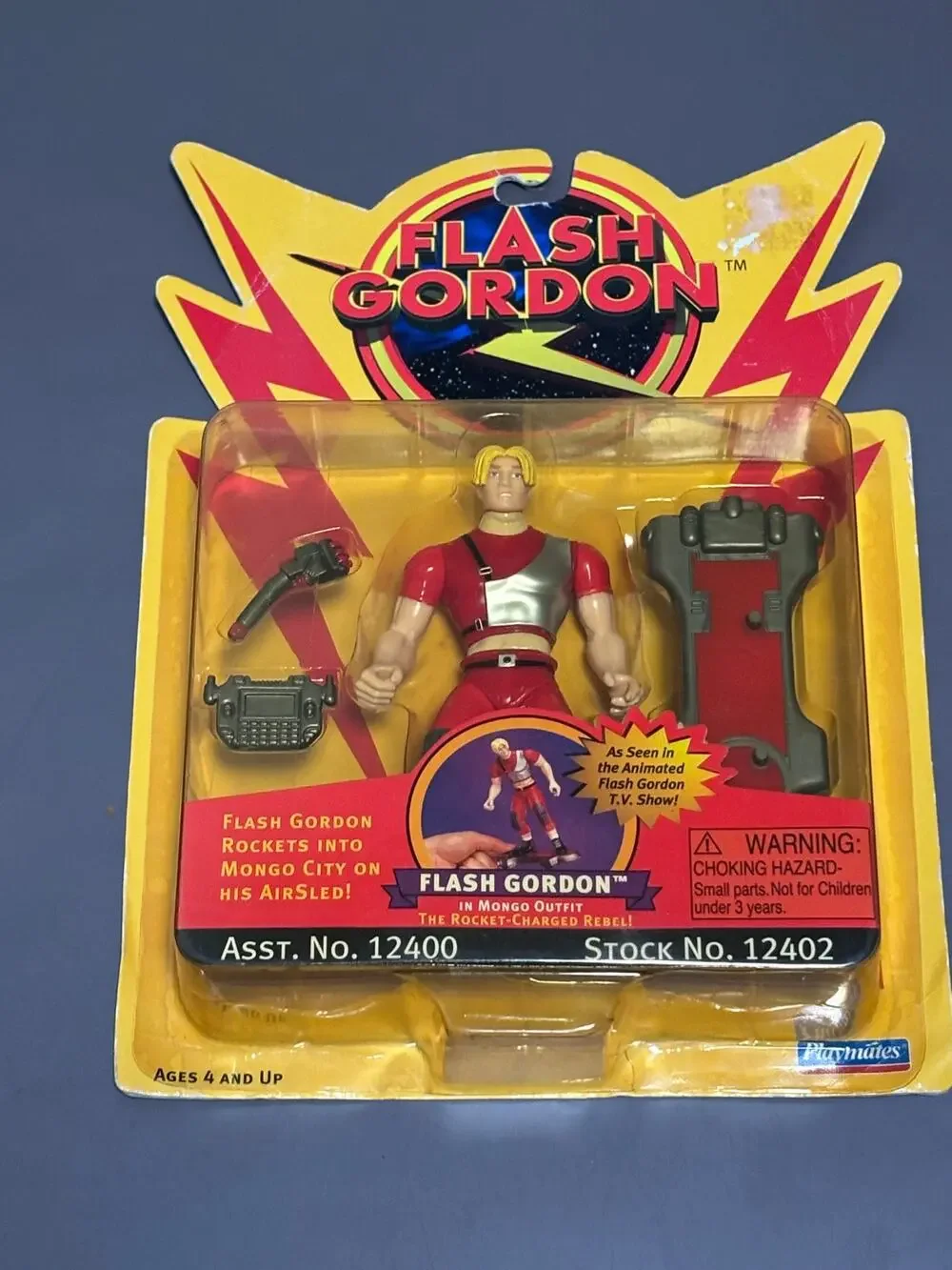 1996 Playmates FLASH GORDON In Mongo Outfit - The Rocket Charged Rebel #12402
