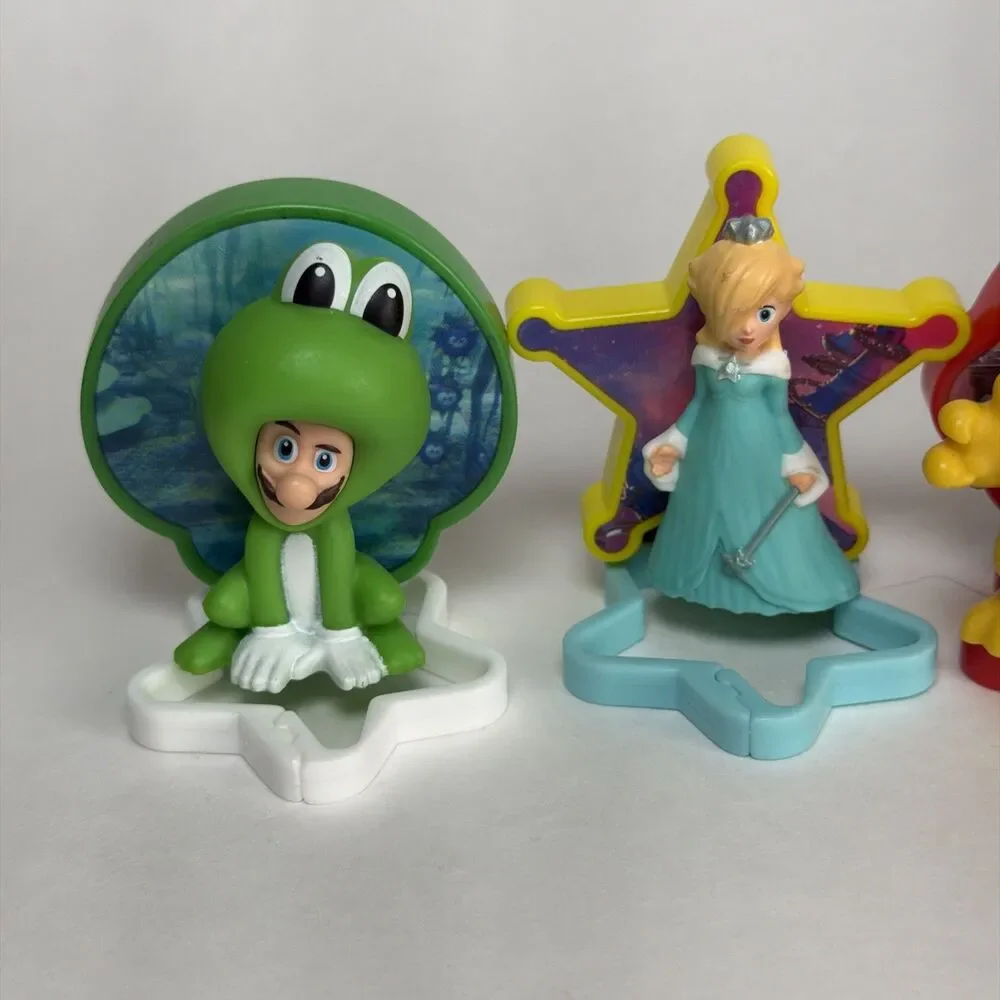 5 Pc 2026 McDONALD'S Super Mario Galaxy HAPPY MEAL TOYS M, No Duplicate