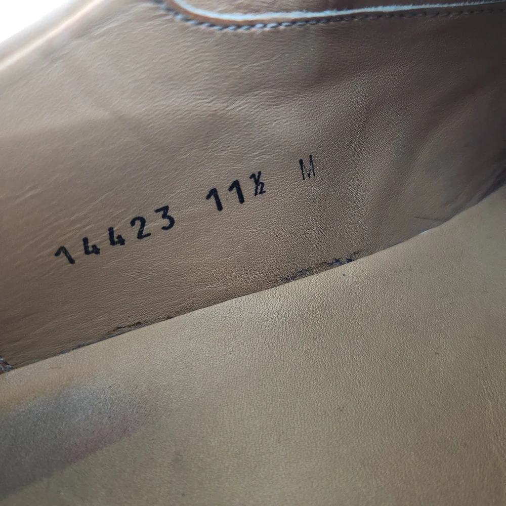 Magnanni Leather Monk Strap Shoes Men's Size 11.5