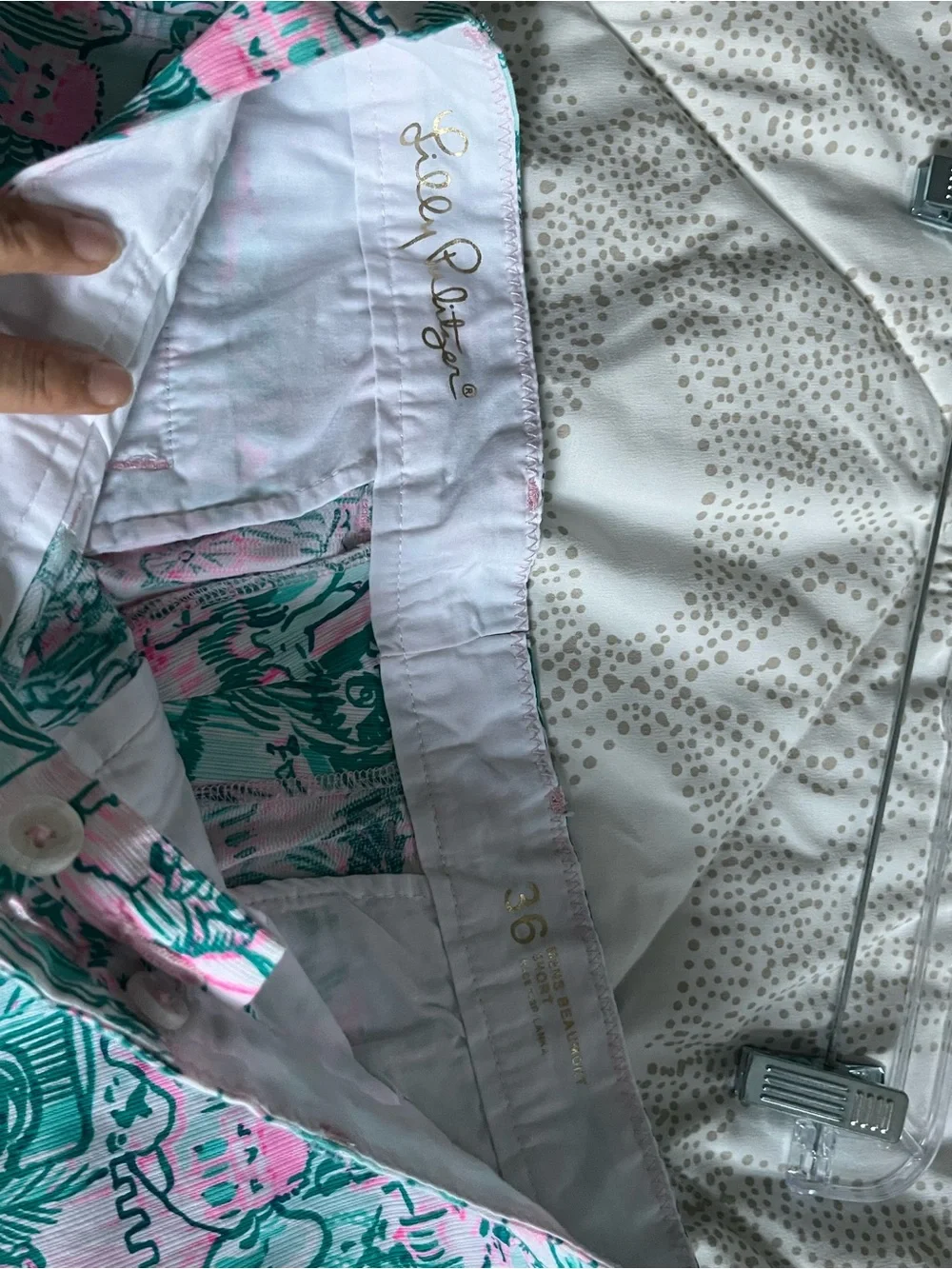 Lilly Pulitzer vibrant shorts print