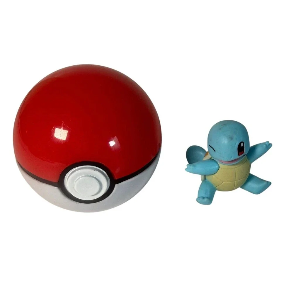 Squirtle Pokemon Sitting Winking WCT Figure Wicked Cool Toys - 1.5