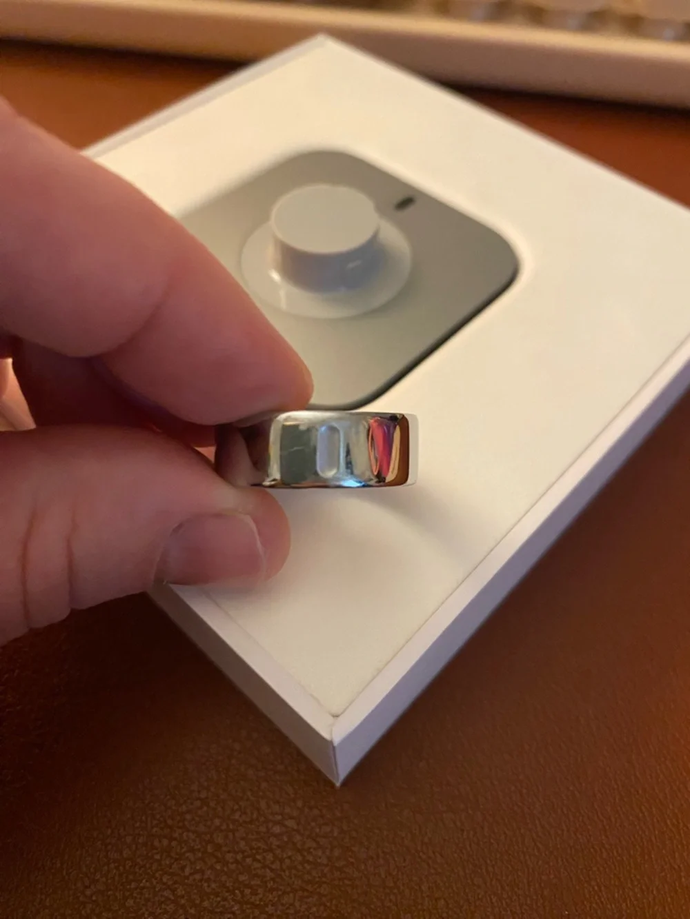 Oura ring shown