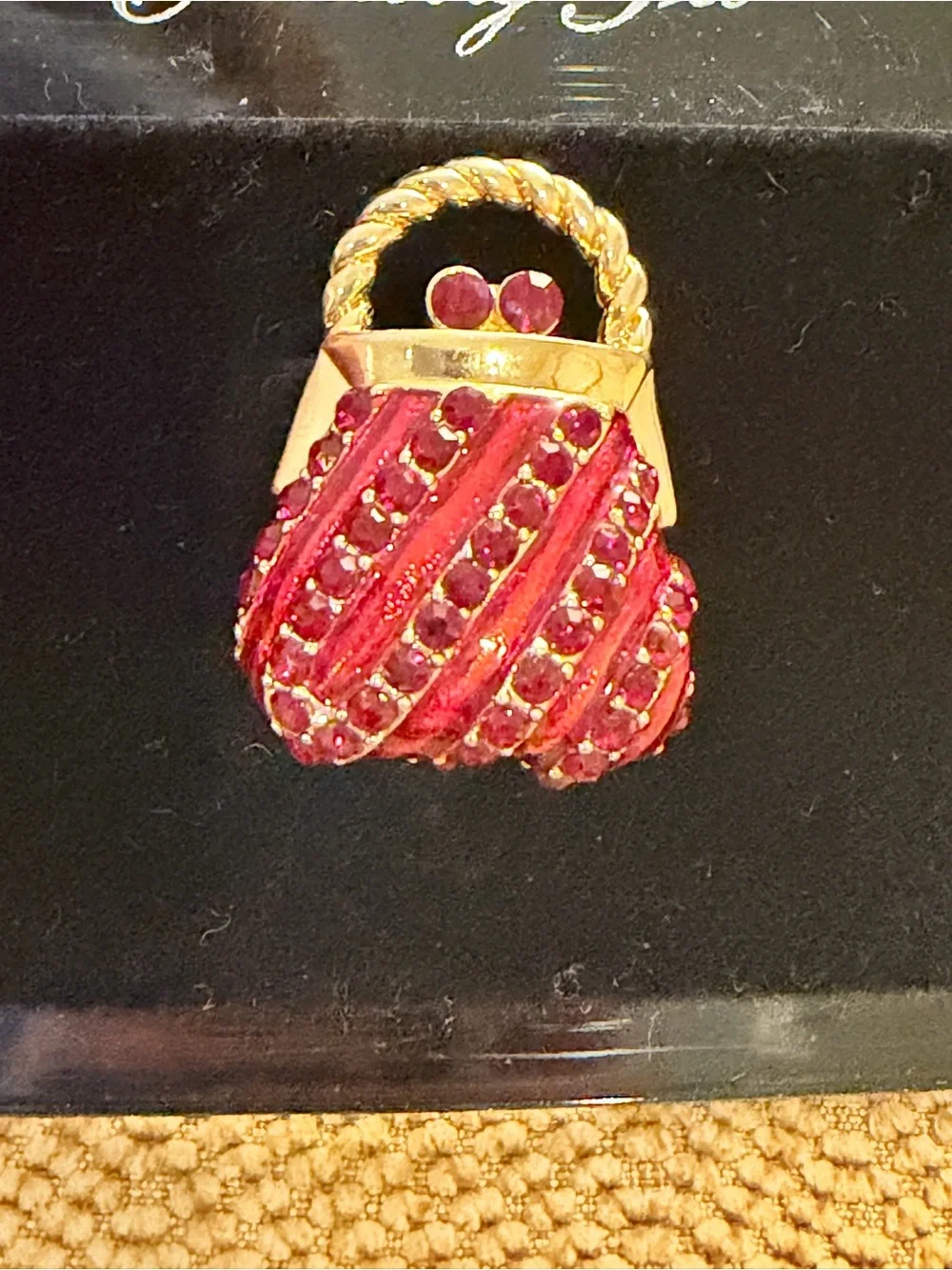 Eisenberg Ice purse brooch