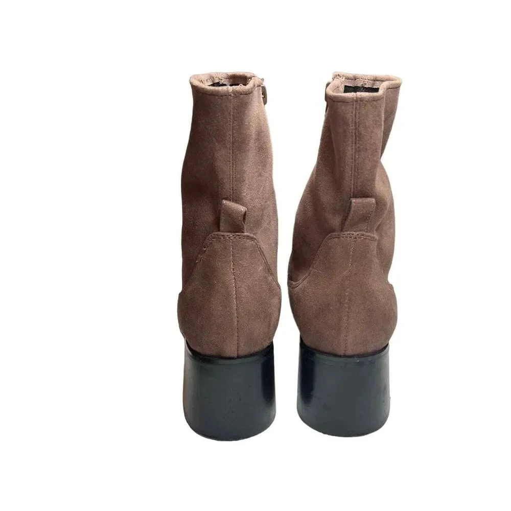 Jeffrey Campbell Brown Suede Ankle‎ Boots Size 8.5