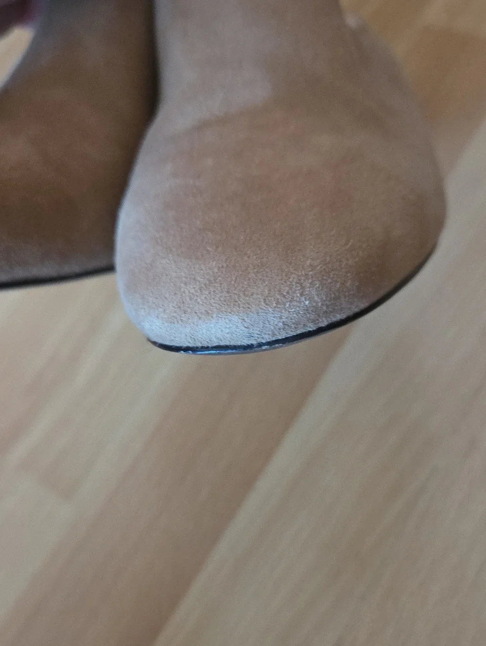 J. Crew Beige Suede Slip-On Block Heel Mules Size 8 Contemporary Minimalist