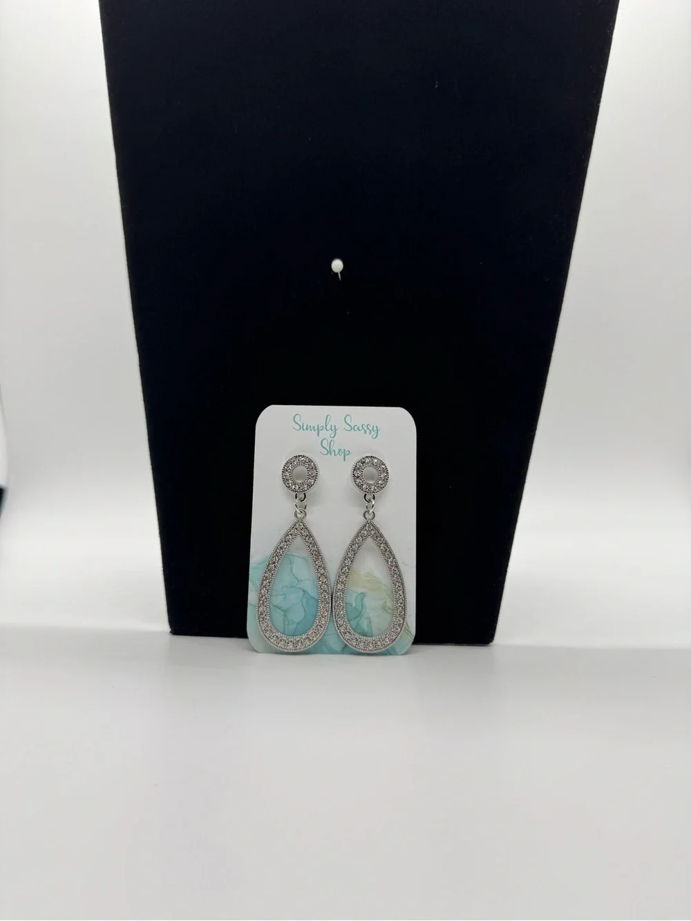Silver Teardrop Earrings