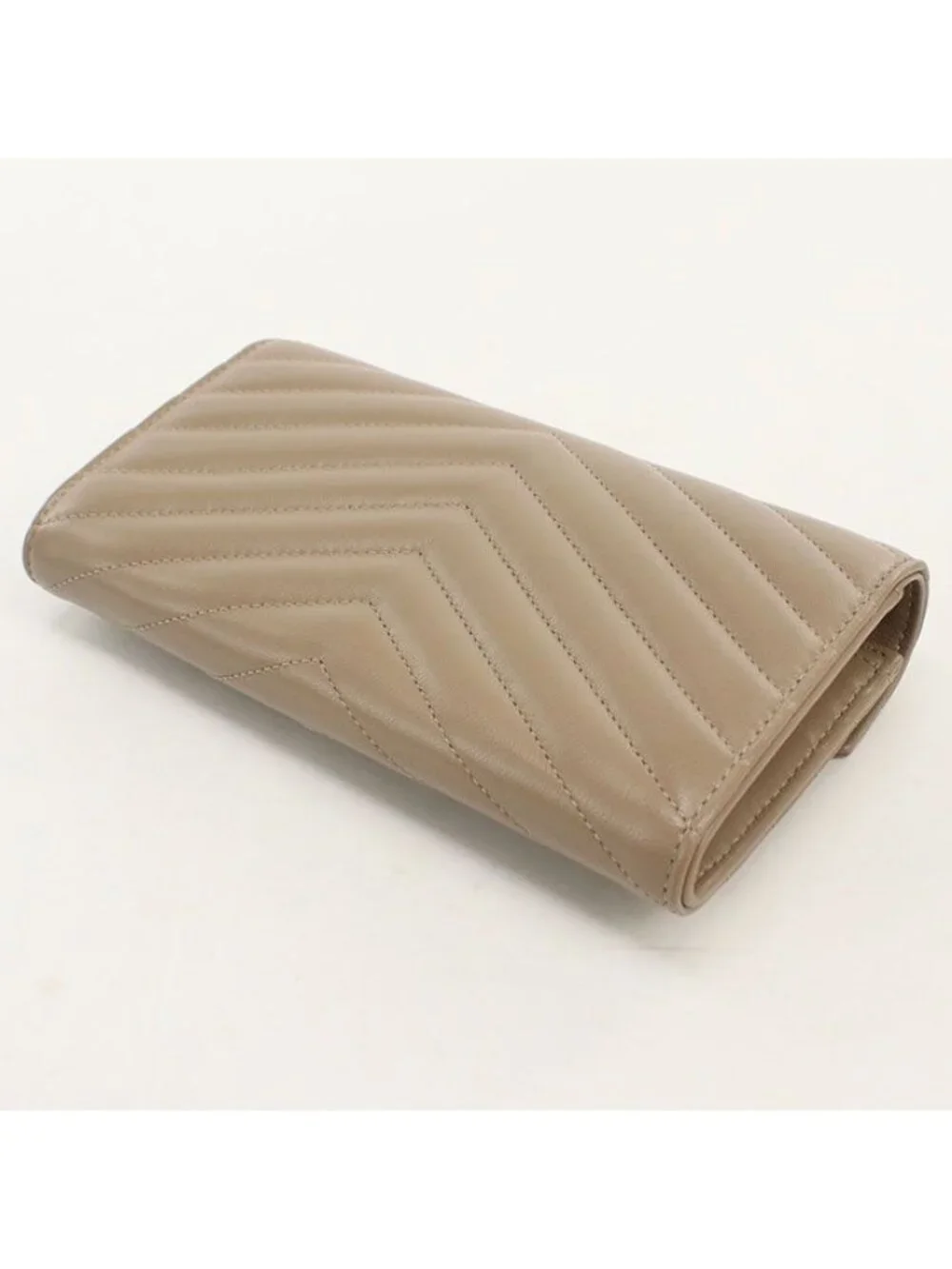 Saint Laurent Large Flap Wallet Cassandra Bifold Lambskin