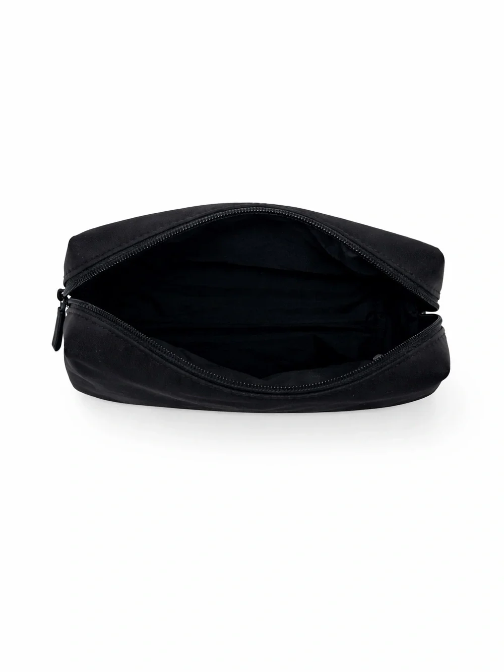 CHANEL Black & White Nylon Travel Pouch Beauty Cosmetic Bag Clutch