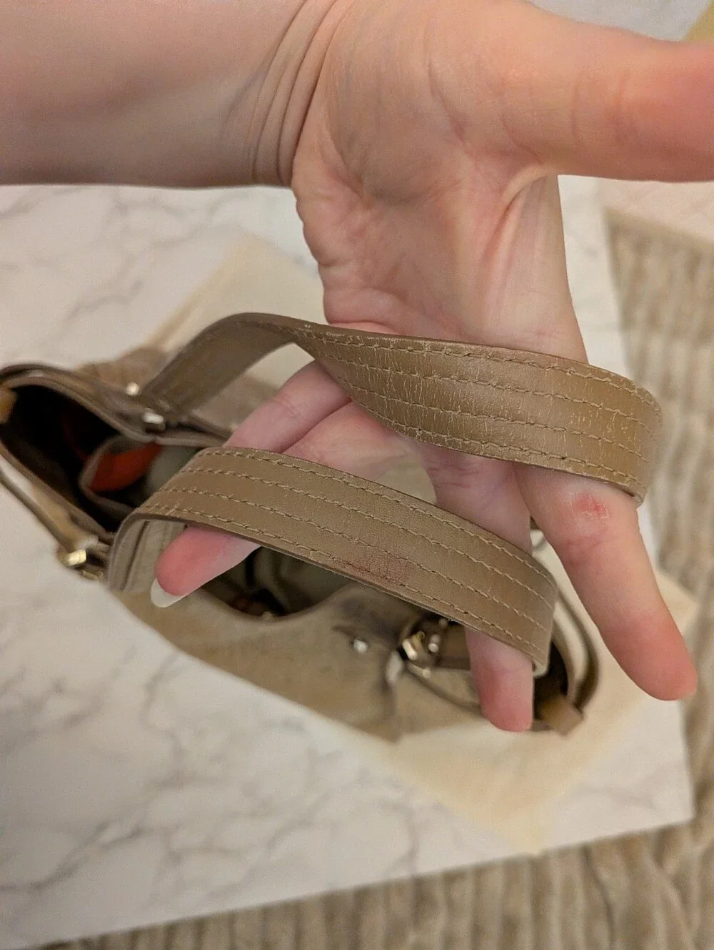 Etro taupe leather