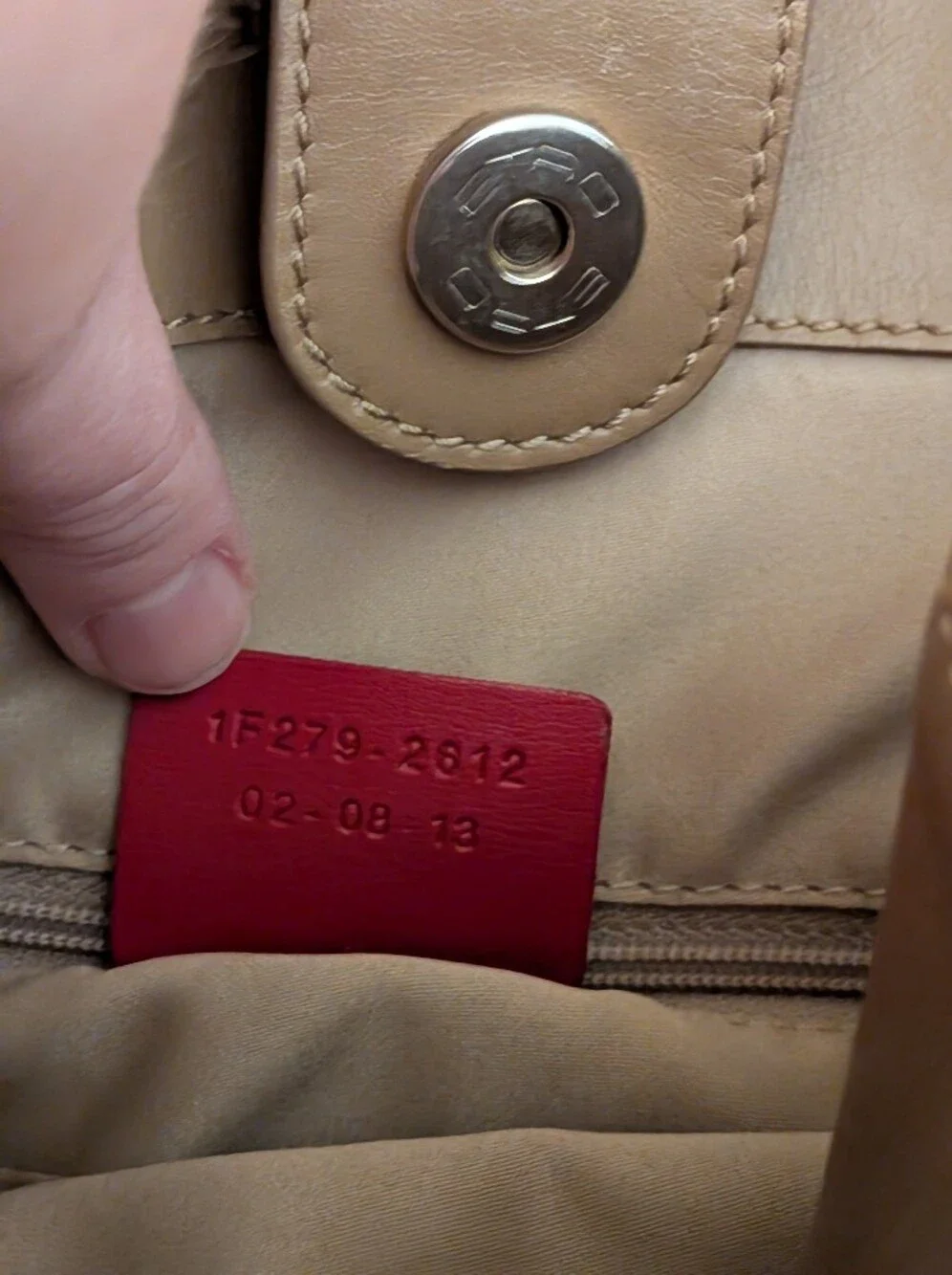 Etro taupe leather