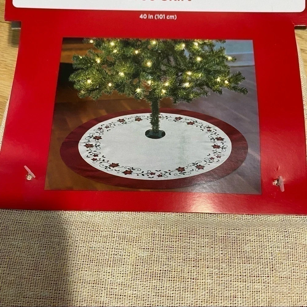 N/A burlap christmas