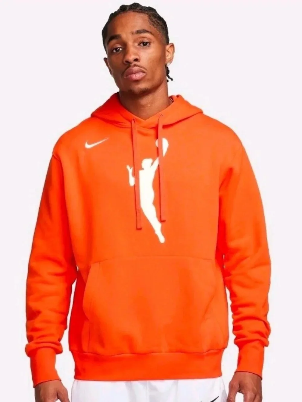 BNWT NIKE WNBA LOGO MENS ORANGE HOODIE SWEATSHIRT ITEM# DR9596-820 US MEDIUM (M)