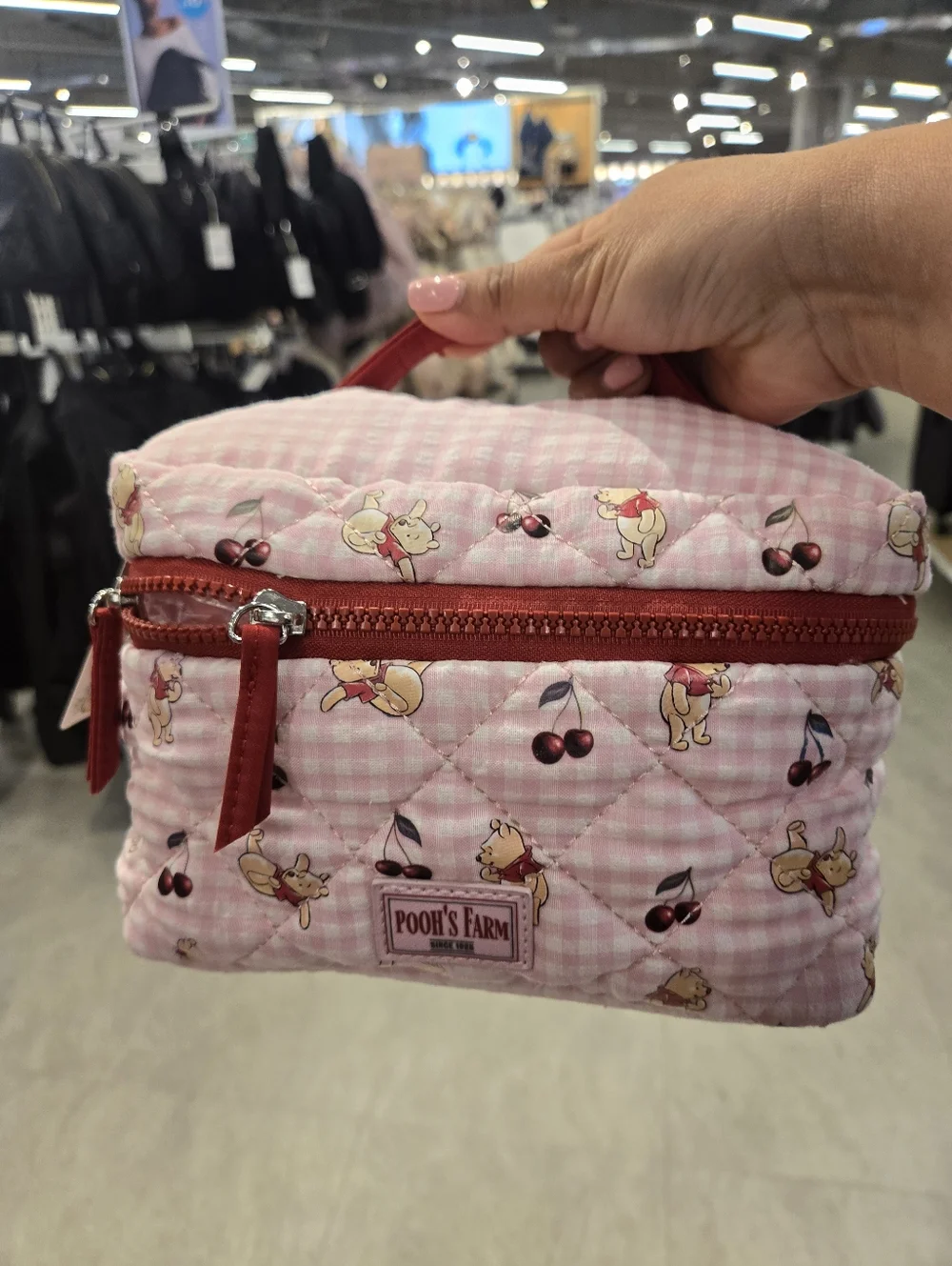 Primark quilted pink