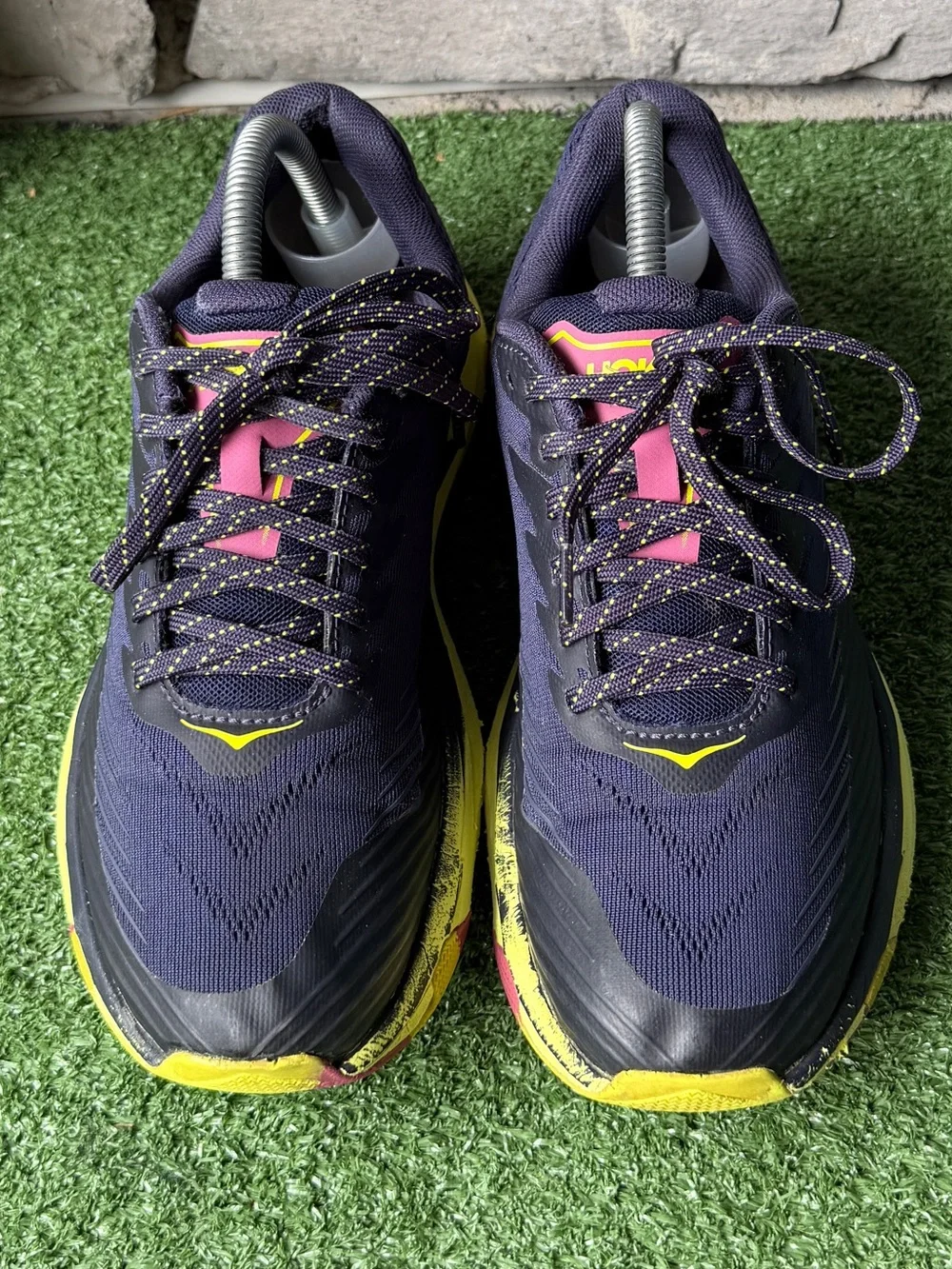 Hoka One One Torrent 2 Dark Navy/Vibrant Yellow Women’s Sneakers
