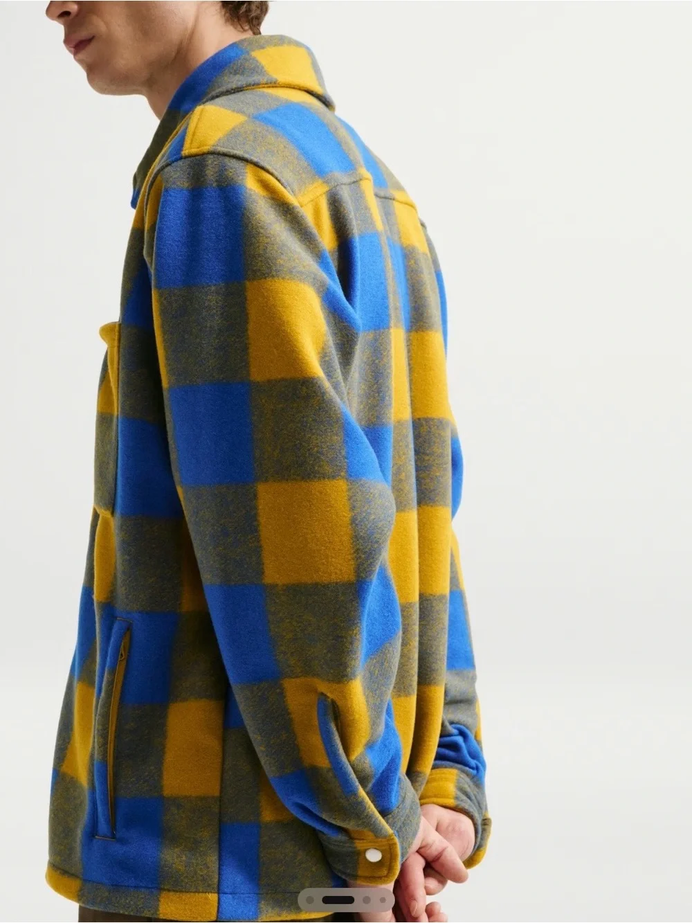Nike SB Essential Skate Shirt Jacket Plaid men’s size NEW!