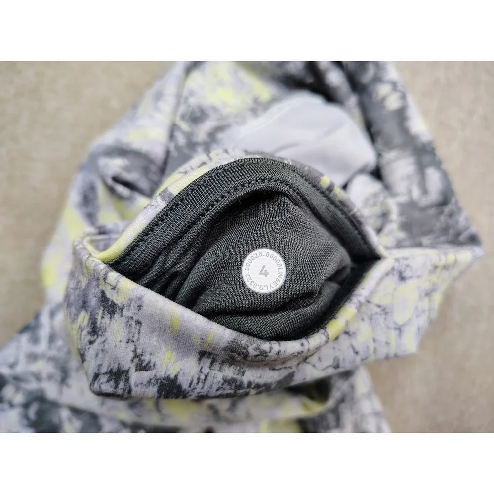 Lululemon Wunder Train High Rise Tight Pockets Cinder Grain Smoked Spruce Sz 4