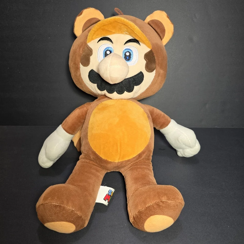 Super Mario Tanooki Suit Mario Raccoon Giant Plush 16
