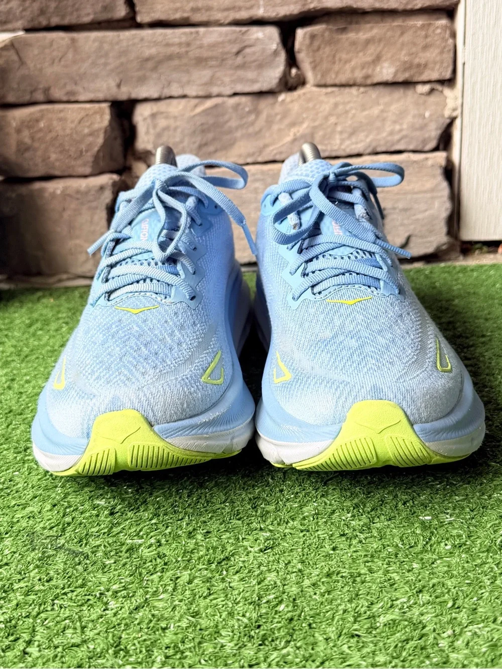 Hoka One One Clifton 9 Wide Pastel Blue Women’s Sneakers