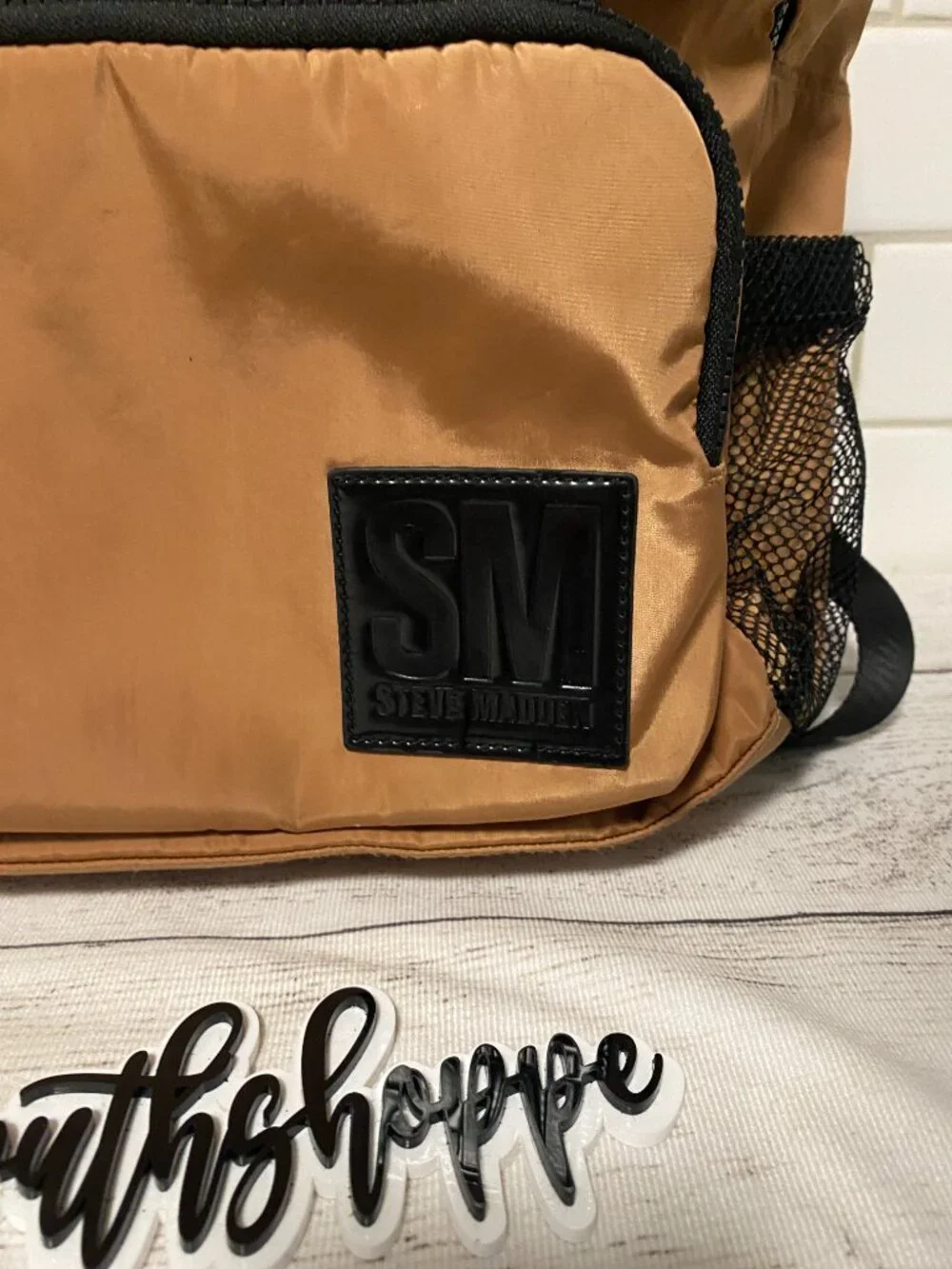 *Steve Madden BCHELLE Backpack and Matching Pouch in Camel