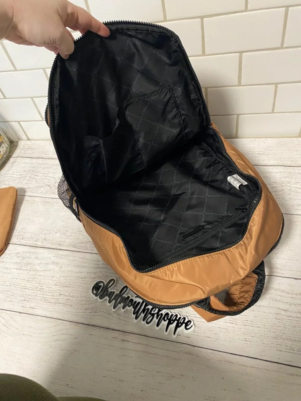 *Steve Madden BCHELLE Backpack and Matching Pouch in Camel