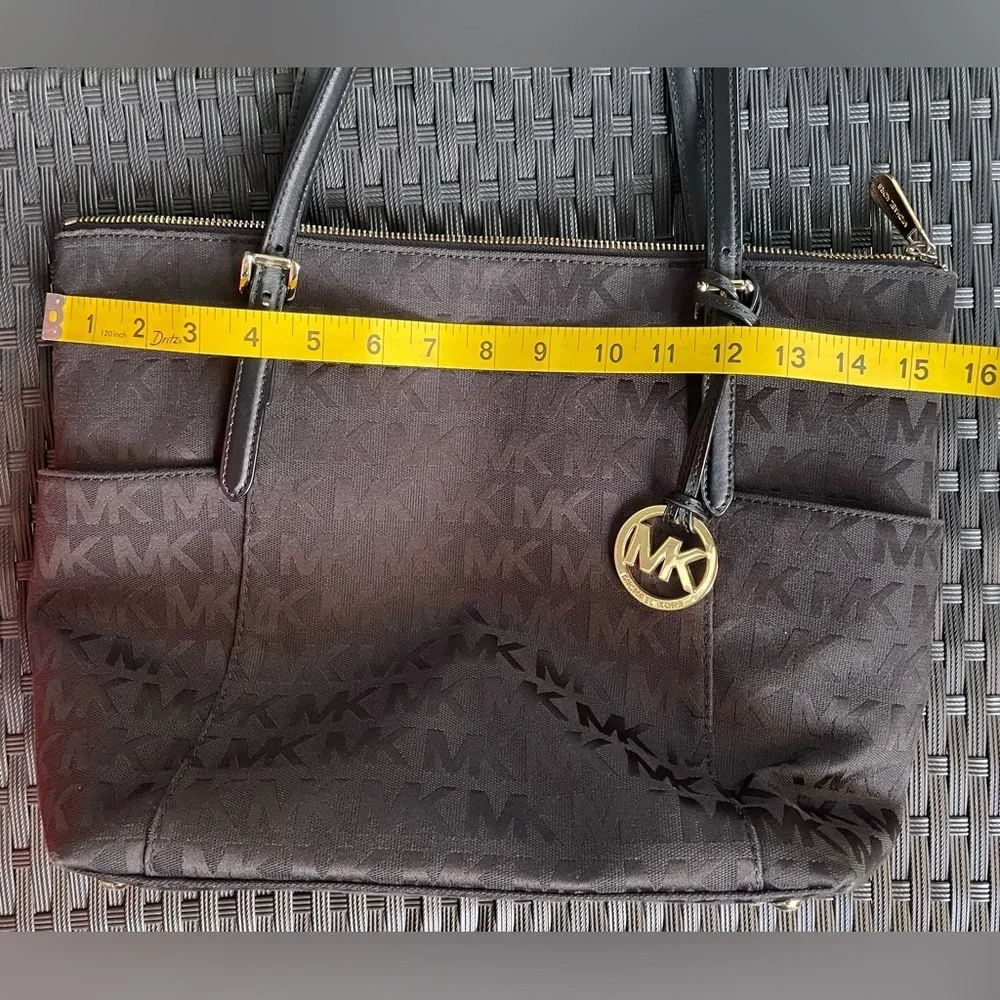 MICHAEL KORS BAG,Michael Kors Black Monogram Handbag