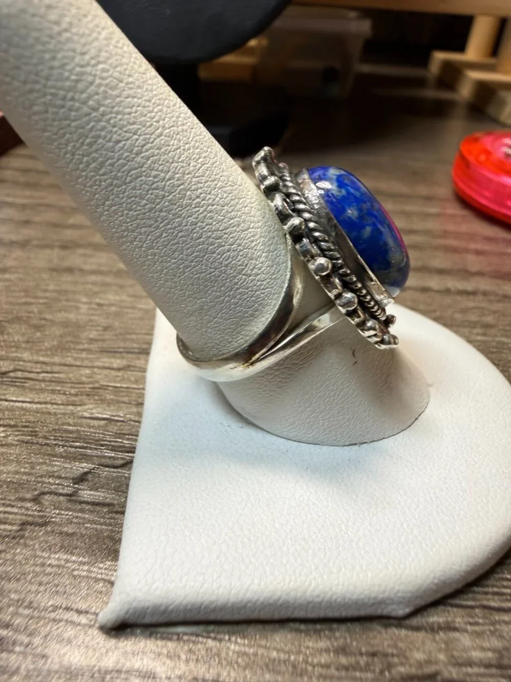 Sterling silver Lapis ring